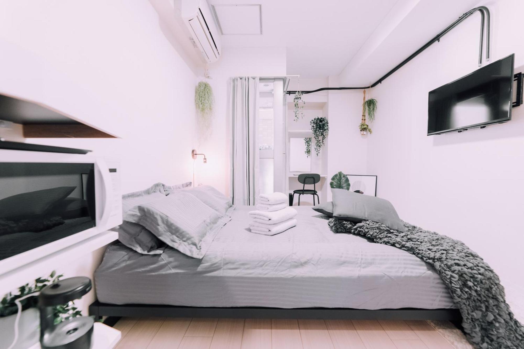 Apartment Minimalist Loft Namba Compact With A 24-hour Gym Ma501 Osaka